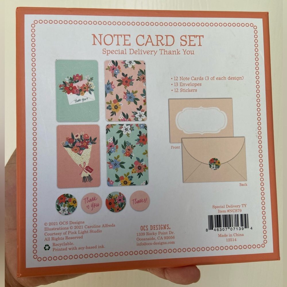 Thank You Note Card Set - Picture 6 of 6